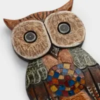 Настенное панно &laquo;Сова - радуга&raquo;, 33&times;16&times;2 см