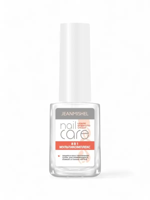 Лак-уход лечебная серия JEANMISHEL 8 в 1 мультикомплекс, 6 мл