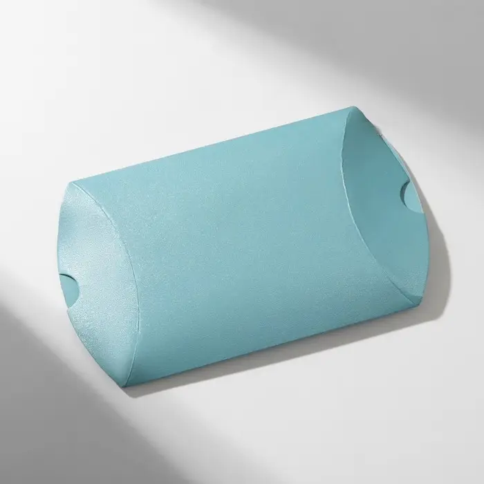 Коробочка подарочная складная«Свёрток» 12×8×3, цвет голубой Коробочка подарочная складная«Свёрток» 12×8×3, цвет голубой