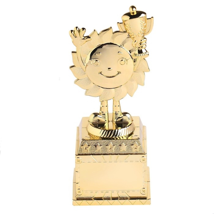 Наградная фигура детская, под нанесение, кубок, пластик, золото, 12,5 х 5,5 х 5 см. Наградная фигура детская, под нанесение, кубок, пластик, золото, 12,5 х 5,5 х 5 см.