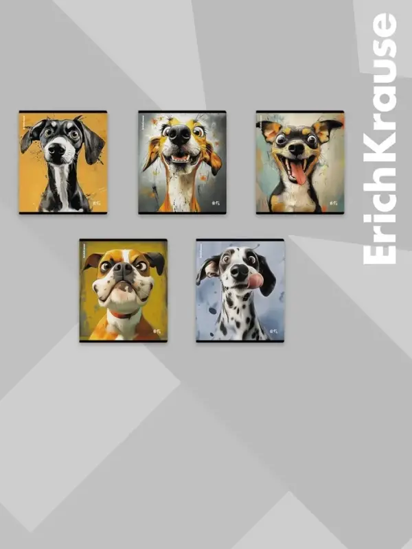 Тетрадь 48 листов в клетку ErichKrause Goofy