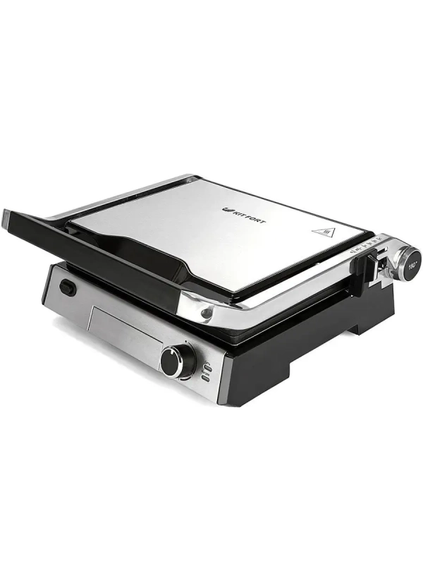 Электрогриль КТ-1602 двусторонний гриль электрический 2000Вт