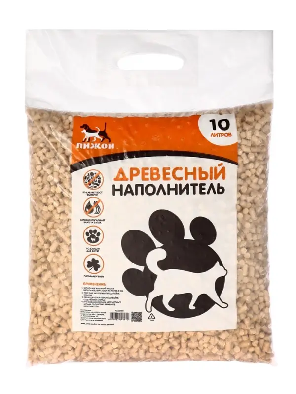 Наполнитель древесный &laquo;Пижон&raquo; 10 л
