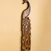 Панно настенное &laquo;Павлин&raquo;, 100 см, дерево албезия