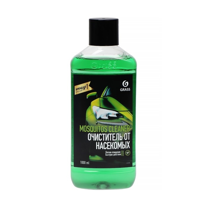Омыватель стёкол Grass Mosquitos Cleaner, антимуха, концентрат (1:5) 1 л Омыватель стёкол Grass Mosquitos Cleaner, антимуха, концентрат (1:5) 1 л
