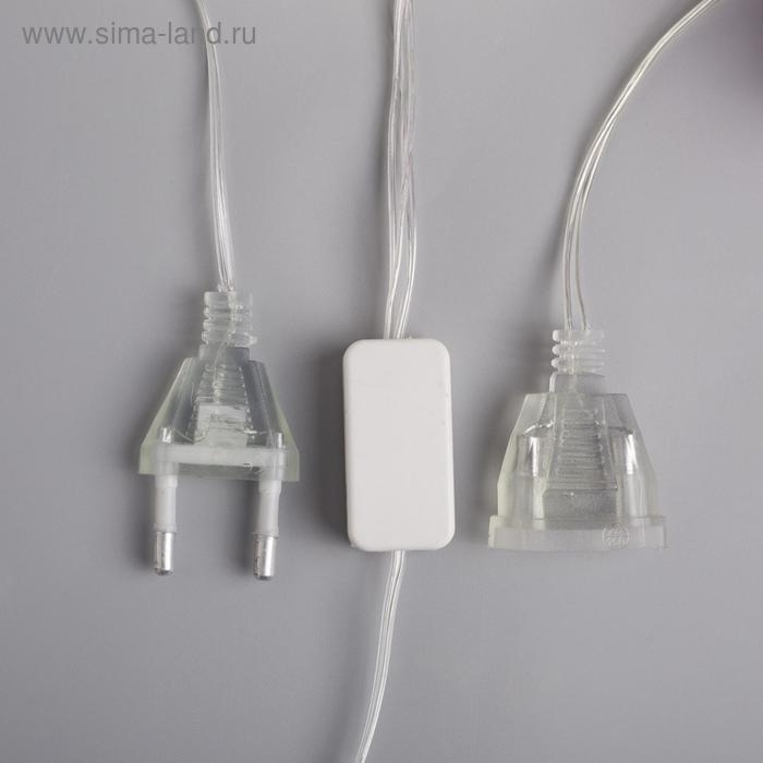 Гирлянда «Нить» 5 м с насадками «Розы жёлтые», IP20, прозрачная нить, 20 LED, свечение тёплое белое, 220 В Гирлянда «Нить» 5 м с насадками «Розы жёлтые», IP20, прозрачная нить, 20 LED, свечение тёплое белое, 220 В