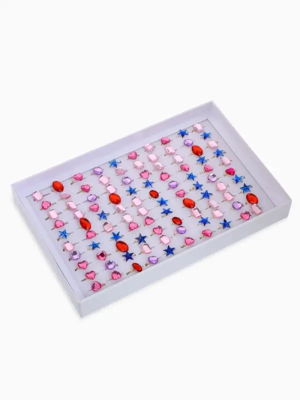 Кольцо &laquo;Выбражулька. Созвездия&raquo;, форма МИКС, цвет МИКС в золоте, безразмерное