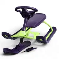 Снегокат, лимонный, фиолетовый, ТСП/ЛФ Nika Kids Снегокат, лимонный, фиолетовый, ТСП/ЛФ Nika Kids