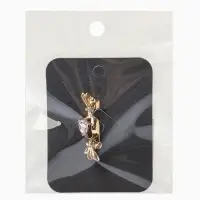 Брошь &laquo;Конфета&raquo; кристалл сердце, цвет розовый в золоте