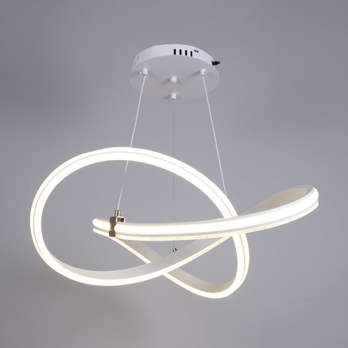 Светильник с ПДУ Светильник с ПДУ "Роули" LED 140Вт 3000-6000К белый 53х53х20-120 см