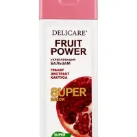 Бальзам‑маска для волос Delicare Fruit Power, укрепление и суперблеск, с гранатом, 240 мл