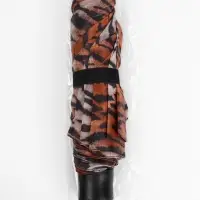 Зонт механический &laquo;Сафари&raquo;, 3 сложения, 8 спиц, R=48/55 см, d=96 см, рисунок МИКС