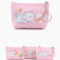 Кошелёк детский &laquo;Котики&raquo;, монетница, на молнии 10.5&times;2.5&times;8 см, МИКС