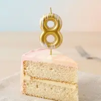 Свеча для торта &laquo;Легенда&raquo;, цифра 8