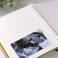 Фотоальбом 20 магнитных листов 23X28см, "Розы в вазе", пер-т внутр.спираль