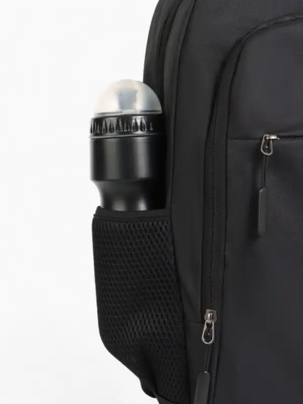 Рюкзак молодёжный из текстиля на молнии, 4 кармана, цвет чёрный/серый Рюкзак молодёжный из текстиля на молнии, 4 кармана, цвет чёрный/серый