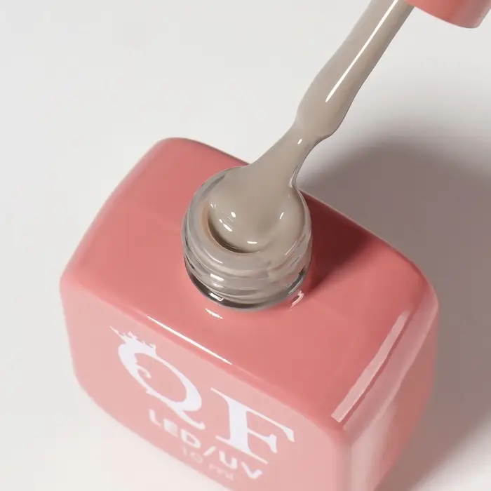 Гель лак для ногтей, однотонный, трехфазный, 10 мл, LED/UV, нюдовый (107)