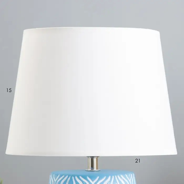 Лампа настольная RISALUX &laquo;Маура&raquo;, Е14, 40 Вт, голубая, 23&times;23&times;33 см