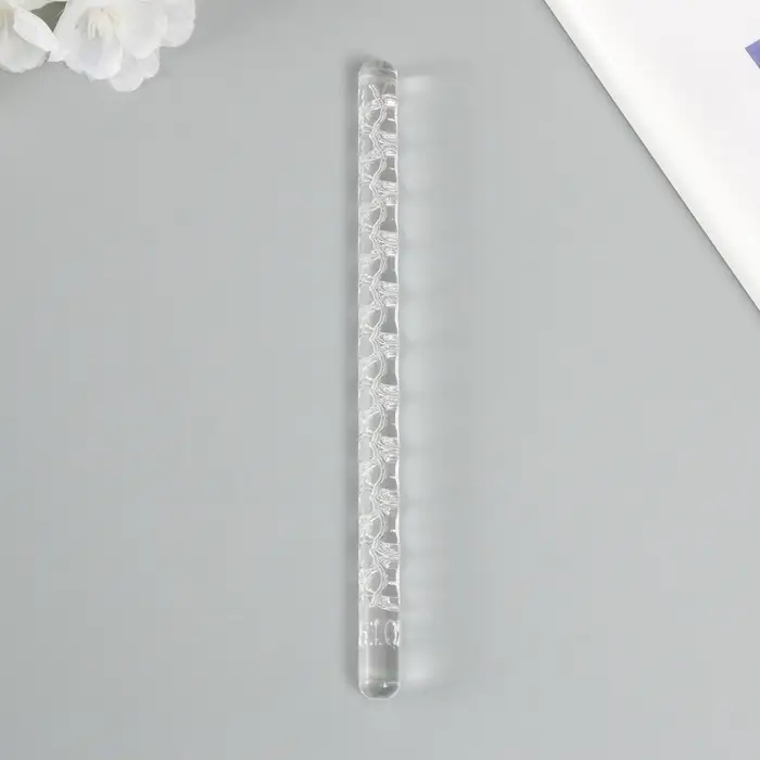 Скалка для творчества акрил &laquo;Цветочная нить&raquo;, 16&times;1 см