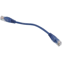 Патч-корд TWT TWT-45-45-0.15-BL UTP кат.5e, 0.15 м, синий