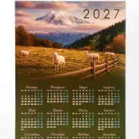 Календарь 2027, настенный, А3 &laquo;Бараны в поле&raquo;