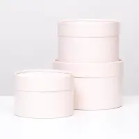 Набор подарочных коробок 3 в 1, завальцованные, кремовый, 16&times;10.14&times;9.13&times;8.5 см