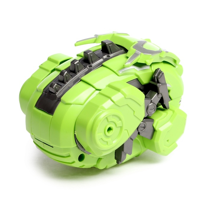 Робот-динозавр «Хасмозавр», трансформируется в яйцо, цвет зелёный