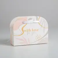 Переноска для цветов складная «With love for you», 17 × 13 × 7 см
