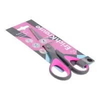 Ножницы ErichKrause EasyCut+, 17 см, для левшей, антискользящие резиновые вставки, европодвес,МИКС