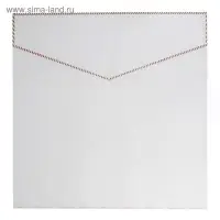 Плёнка матовая с рисунком «Романтическое послание», белая, 60×60 см