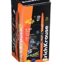 Ручка шариковая ErichKrause R=301 Classic Stick &laquo;Ну, Погоди!&raquo;, узел 0.7 мм, синяя, МИКС