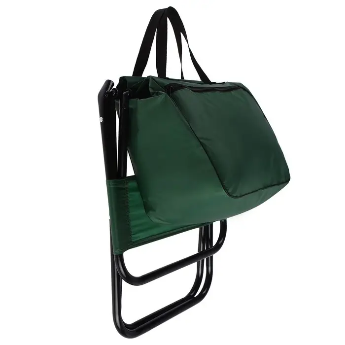 Стул туристический Maclay, с сумкой, р. 24х26х60 см, до 60 кг, цвет зелёный Стул туристический Maclay, с сумкой, р. 24х26х60 см, до 60 кг, цвет зелёный