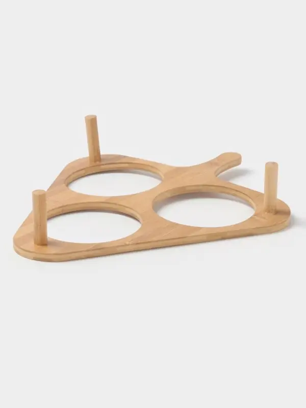 Салатники &laquo;Ронда&raquo;, 350 мл, 37.5&times;32.5&times;7 см, на подставке, набор 3 шт., стекло, прозрачный