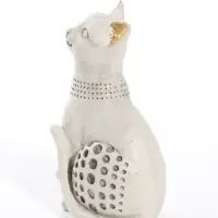 Фигурка полистоун &laquo;Котик с золотыми ушками&raquo; 5.2&times;8.5&times;13.2 см