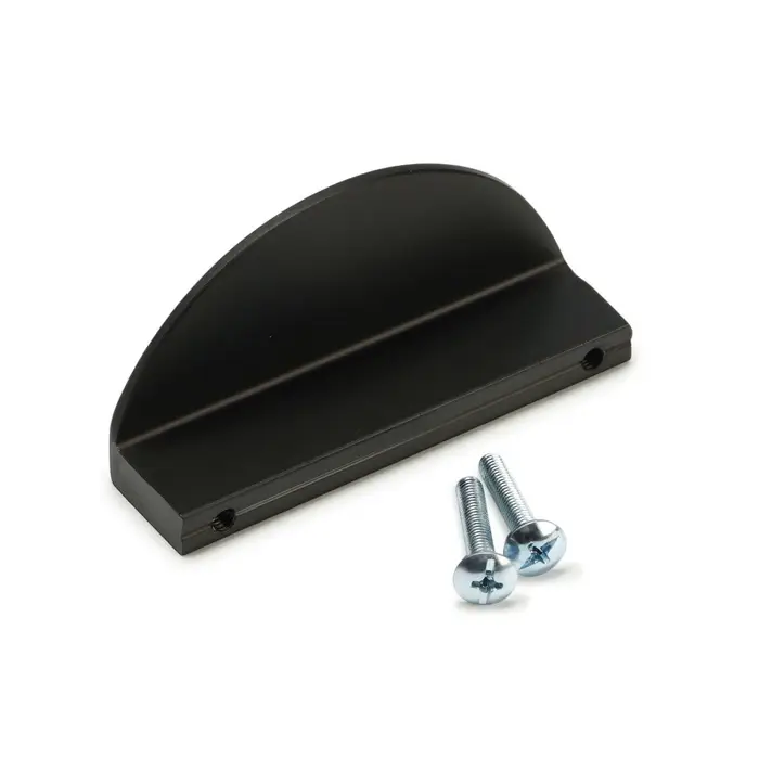 Ручка-скоба CAPPIO H002BL полукруглая, алюминий, L=78 мм, м/о 64 мм, цвет чёрный