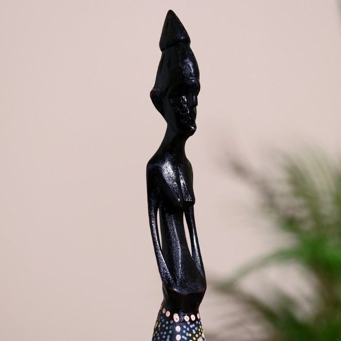 Статуэтки Статуэтки "Семья аборигенов" дерево (набор 4 штуки) 40,30,25,20 см МИКС