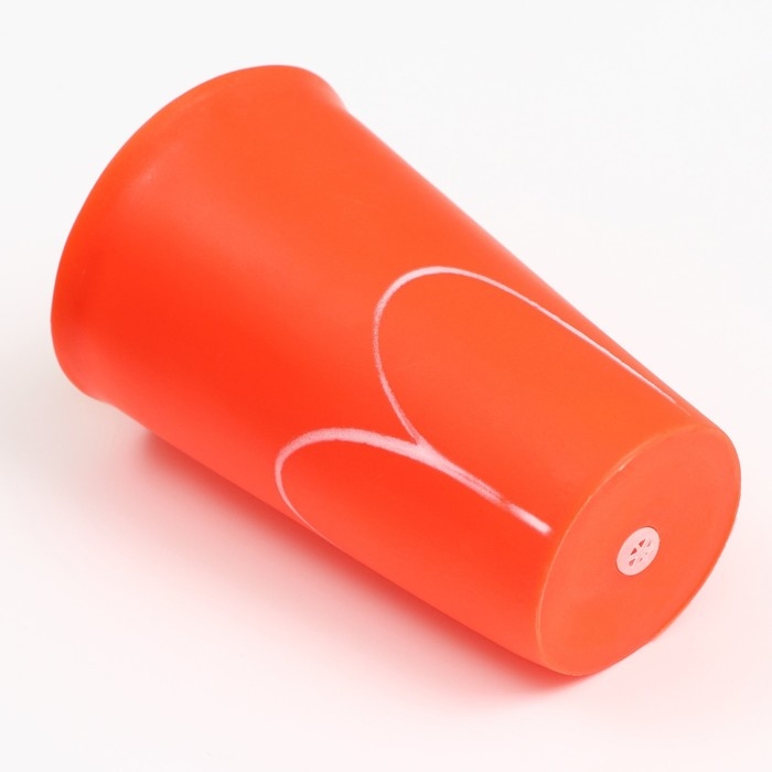 Игрушка пищащая Игрушка пищащая "Мороженое в стакане" для собак, 13 х 7 см, красная