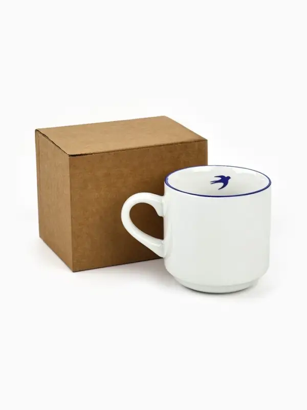 Кружка чайная керамическая &laquo;Ласточка&raquo;, 300 мл, ручная работа