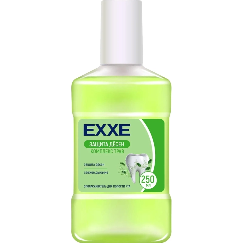 Ополаскиватель для полости рта EXXE Защита десен (зеленый) 250 мл С0006465