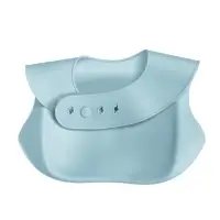 Посуда детская силиконовая, 7 предметов, голубой, Крошка Я