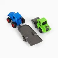 Игрушка трактор с катком &laquo;Синий трактор&raquo;
