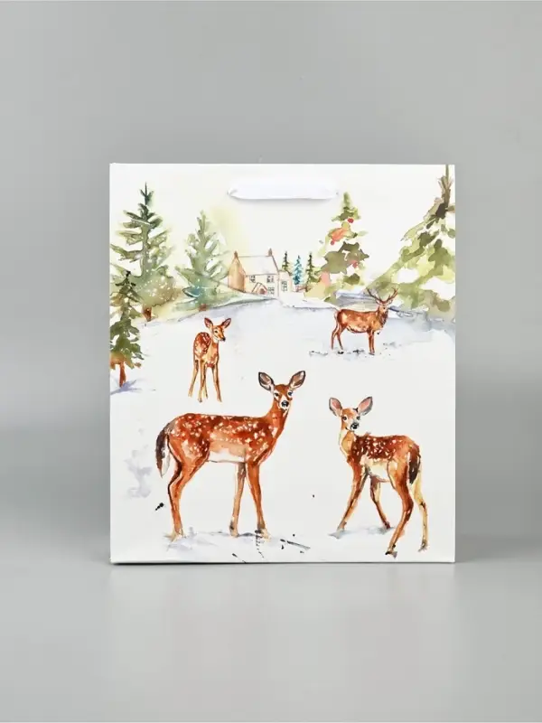 Набор пакетов &laquo;Новый год&raquo;, 3 шт,  26 &times; 30 &times; 9 см