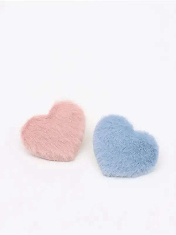 Заколка для волос «Сердечки» 2 шт, Винкс Заколка для волос «Сердечки» 2 шт, Винкс