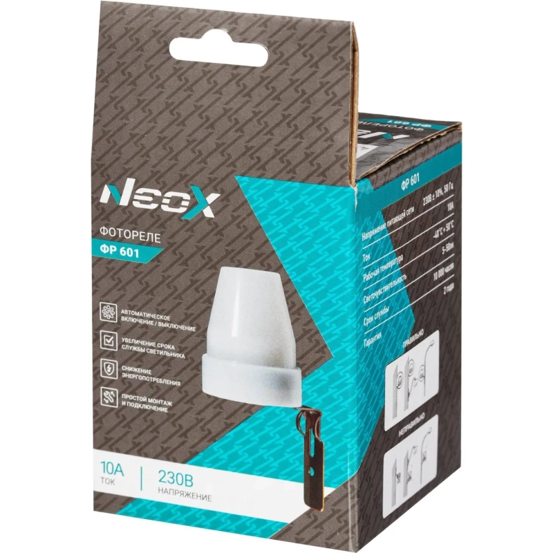 Фотореле ФР 601 10А NEOX