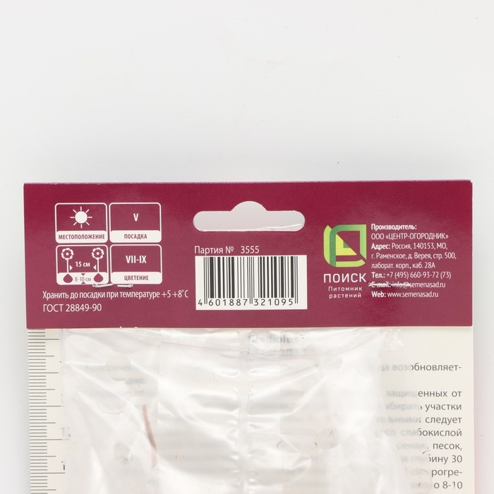 Гладиолус крупноцветковый «Магма», луковица в пакете с перфорацией, р-р 12/14, 5 шт.