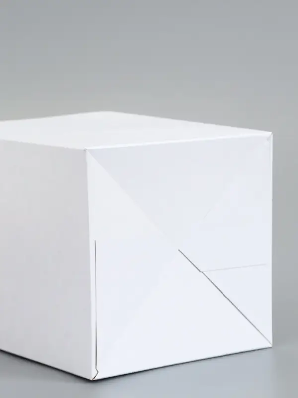 Пакет - переноска для цветов, с белым картонным основанием, 14&times;14&times;20&times;87&plusmn;5% см