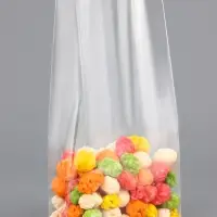 Пакет полипропиленовый фасовочный, прямоугольное дно, прозрачный, 9&times;5&times;19 см