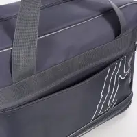 Сумка дорожная 20" на 4 колёсах, отдел на молнии, с увеличением, наружный карман, длинный ремень, серая