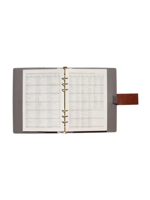 Органайзер на кольцах, А5, с хлястиком, 80л, линия, к/зам, Коричневый Органайзер на кольцах, А5, с хлястиком, 80л, линия, к/зам, Коричневый