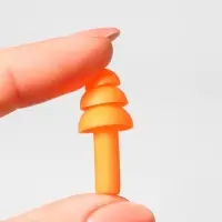 Беруши, 2.5×1.2 см, в коробке, пара, силиконовые, оранжевые